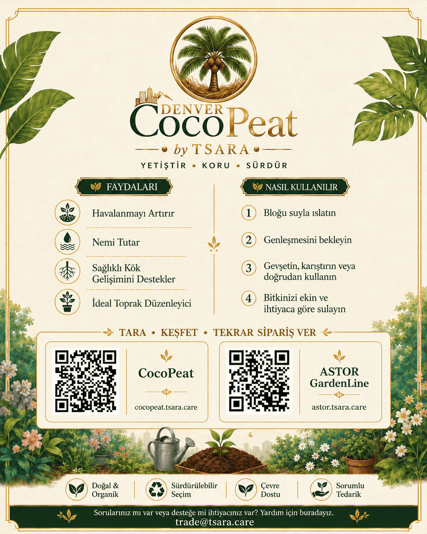 CocoPeat by TSARA - Türkçe ön etiket